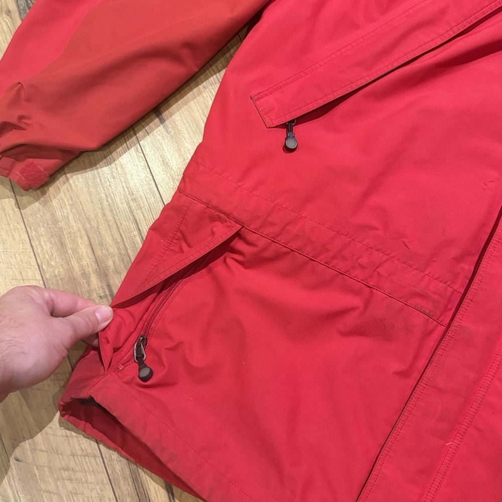 Patagonia Men's Gore-Tex‎ Rain Jacket Red Parka Shell Full Zip Size XL - Picture 7 of 16